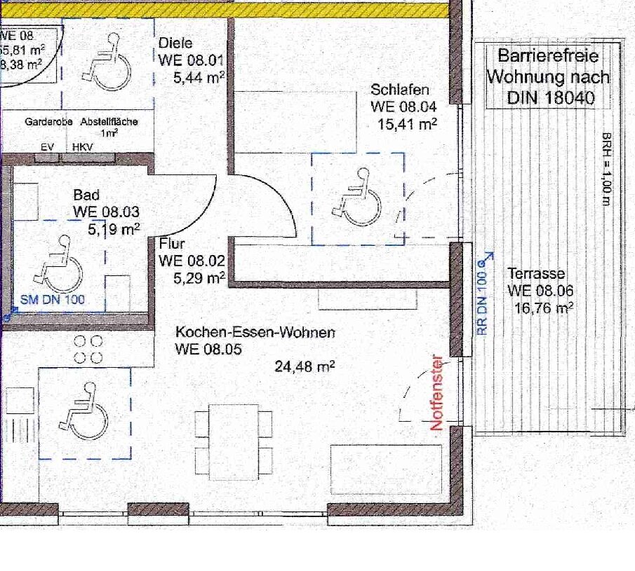 Wohnung zur Miete 942 € 2 Zimmer 63,4 m²<br/>Wohnfläche ab sofort<br/>Verfügbarkeit Maximin 1 Trier 54292