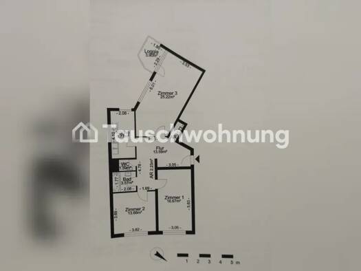Wohnung zur Miete Tauschwohnung 870 € 3 Zimmer 90 m² 7. Geschoss Tegel Reinickendorf 13435