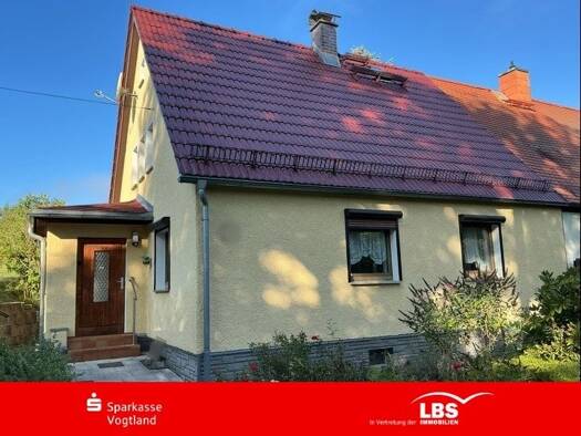 Doppelhaushälfte zum Kauf 145.000 € 3 Zimmer 78 m² 800 m² Grundstück Sorga Plauen 08523