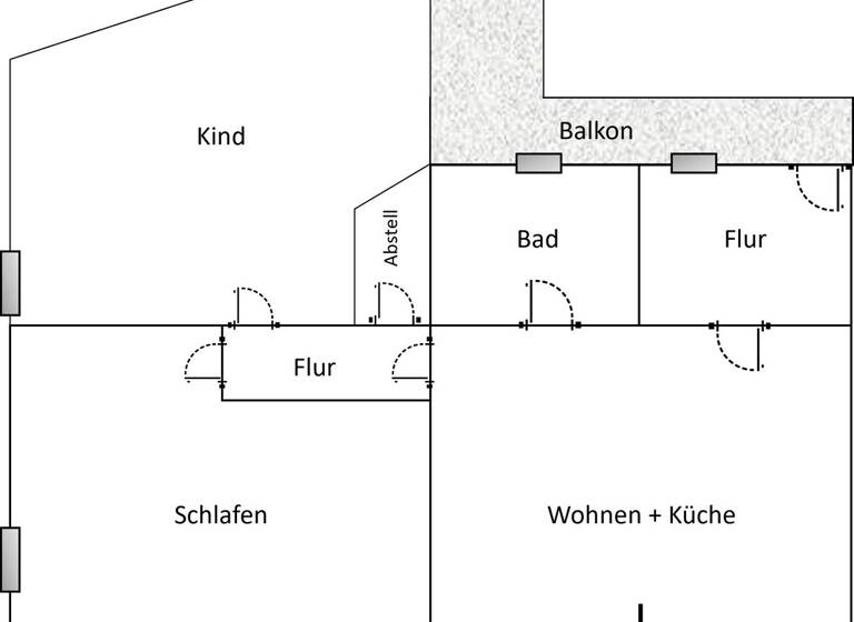 Wohnung zur Miete 720 € 3 Zimmer 79 m² Bergstraße 56 Apolda 99510