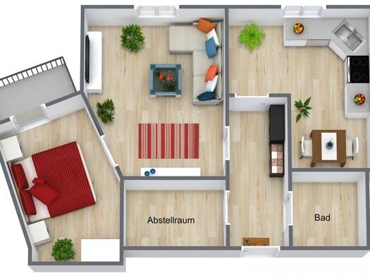 Wohnung zur Miete 459 € 2 Zimmer 57,4 m² 3. Geschoss frei ab sofort Lungwitzer Straße 45 Hohenstein-Ernstthal Hohenstein-Ernstthal 09337