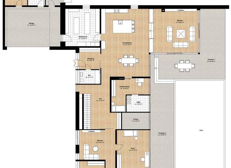Villa zum Kauf 1.895.000 € 7 Zimmer 330 m² 10.721 m² Grundstück Telgte 48291
