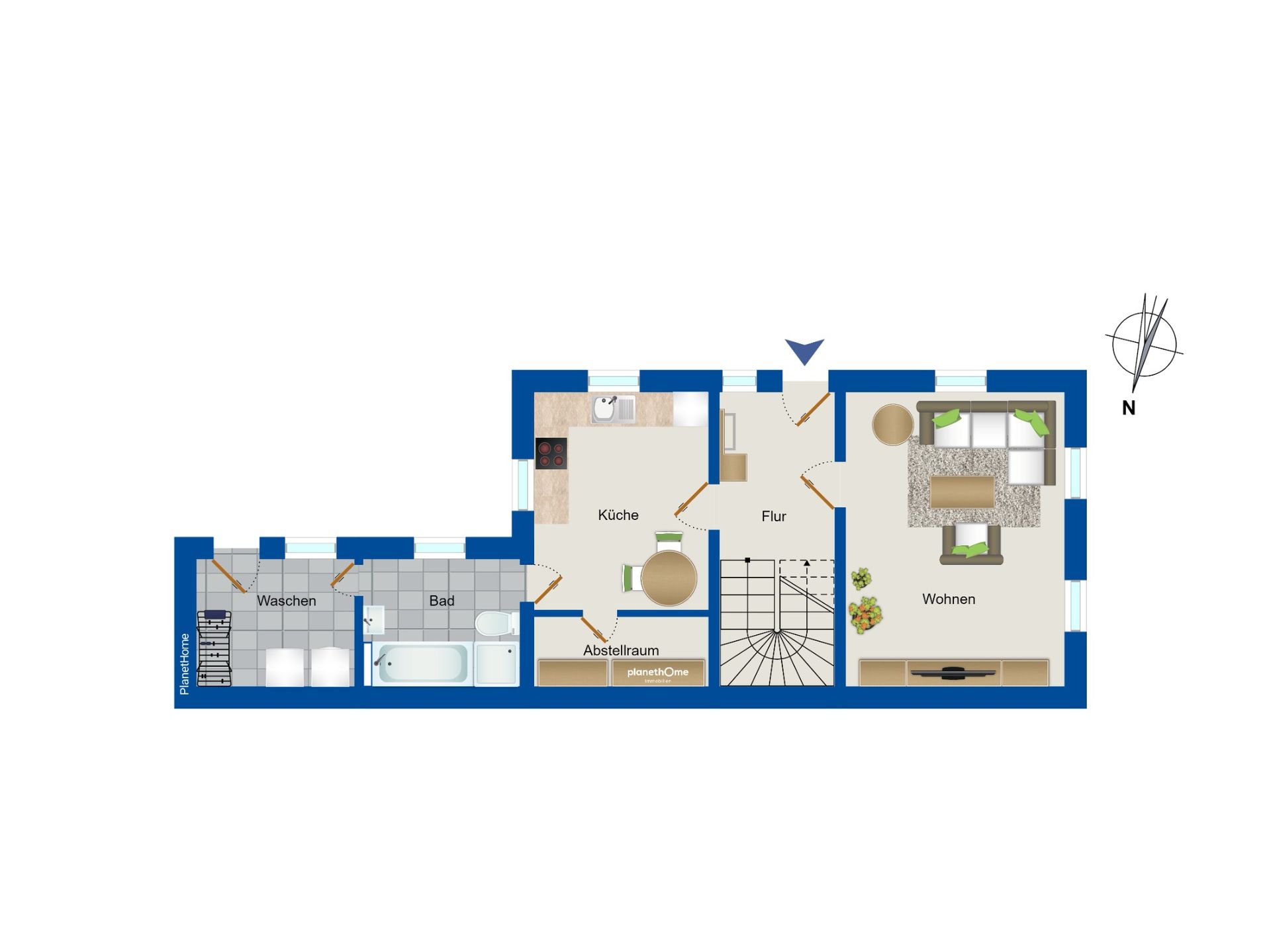 Einfamilienhaus zum Kauf 275.000 € 3 Zimmer 93 m²<br/>Wohnfläche 492 m²<br/>Grundstück Zschieren Dresden 01259