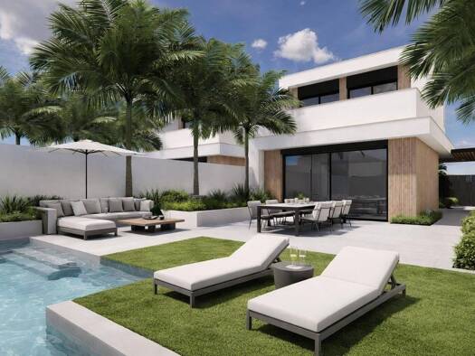 Chalet zum Kauf - Erstbezug 429.000 € 3 Zimmer 115 m² 195 m² Grundstück Los Alcázares 30710
