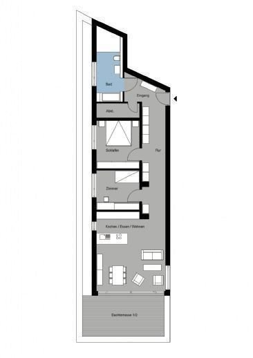 Penthouse zum Kauf provisionsfrei 640.000 € 3 Zimmer 114,6 m²<br/>Wohnfläche 2.<br/>Geschoss Bahnhofstraße 33 Mimmenhausen Salem 88682