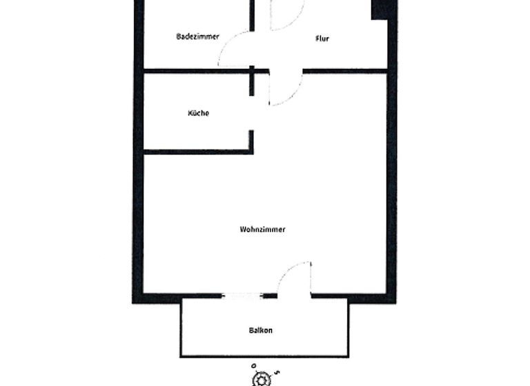 Studio zum Kauf 36.900 € 1 Zimmer 42 m² Frankenberg 09669