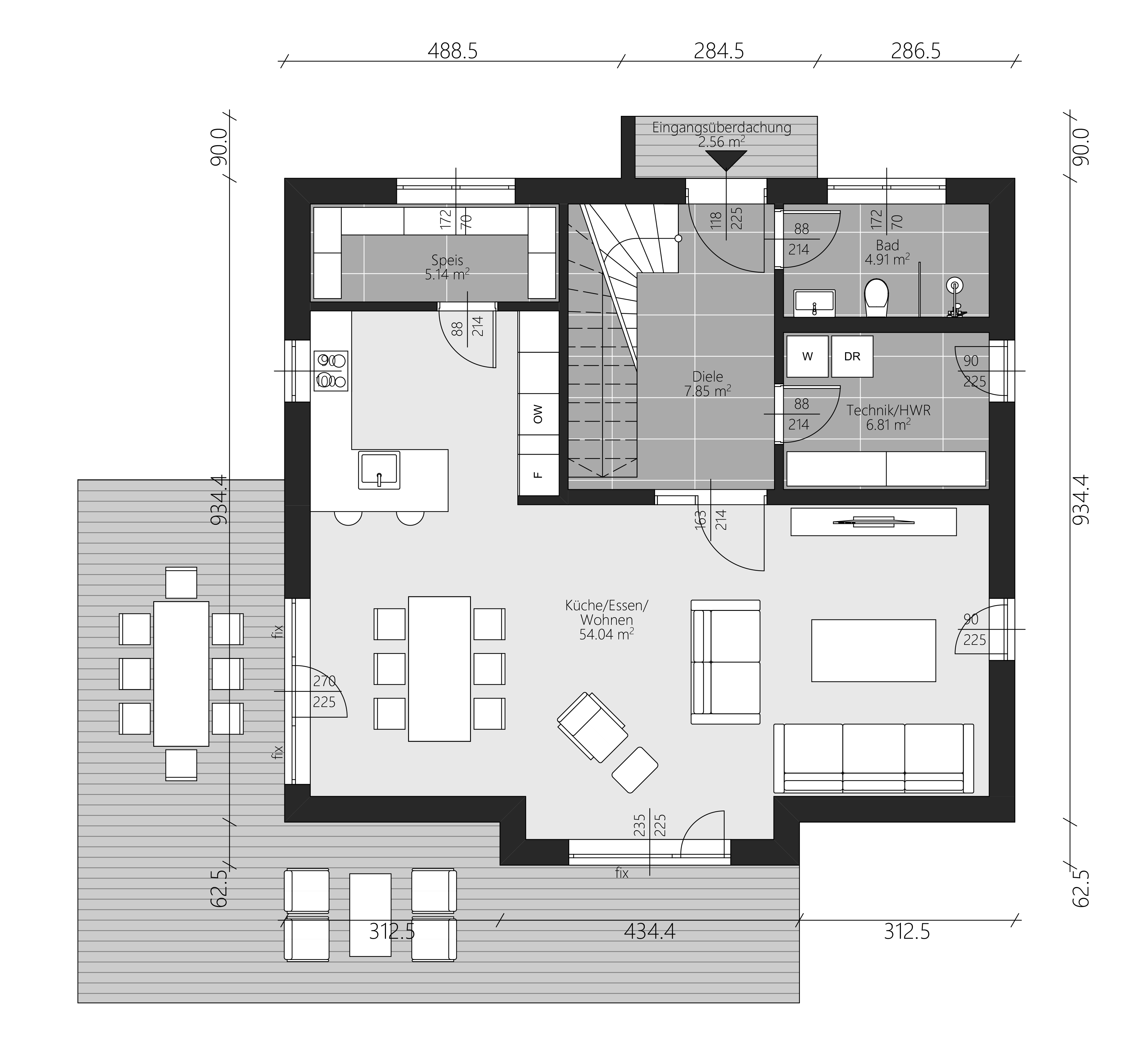 Einfamilienhaus zum Kauf provisionsfrei 588.100 € 5 Zimmer 159 m²<br/>Wohnfläche 797 m²<br/>Grundstück Im Wolfsbühl Tuttlingen Tuttlingen 78532