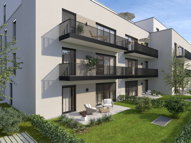 Wohnung zum Kauf - Neubau 449.500 € 2 Zimmer 55,1 m² EG Germering Germering 82110