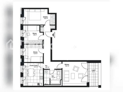 Wohnung zur Miete Tauschwohnung 1.350 € 4 Zimmer 91 m² 4. Geschoss Neulindenau Leipzig 04177
