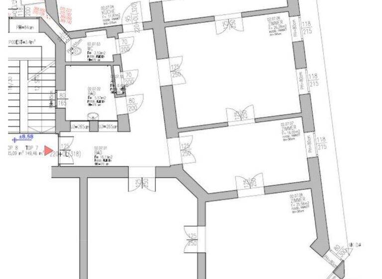 Wohnung zur Miete 1.674 € 5,5 Zimmer 149,5 m² 2. Geschoss Humboldtstraße Geidorf Graz,03.Bez.:Geidorf 8010