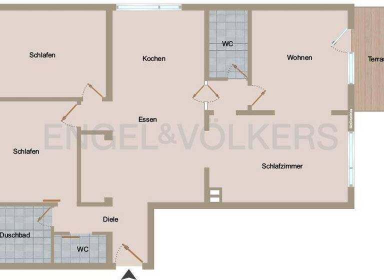 Wohnung zur Miete 900 € 5 Zimmer 107 m² frei ab 01.04.2026 Bübingen Saarbrücken 66129