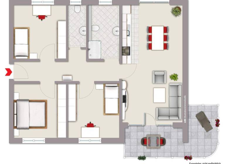 Wohnung zum Kauf provisionsfrei 345.000 € 4 Zimmer 96,5 m² Büttenberg Ennepetal 58256