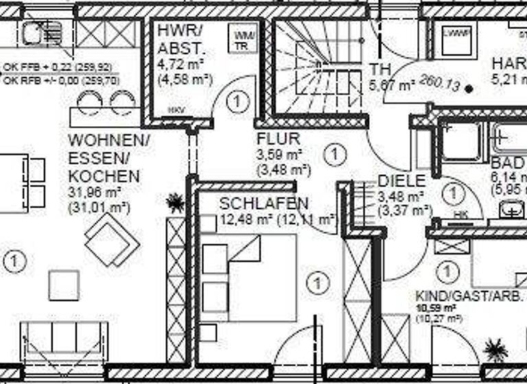 Wohnung zum Kauf - Erstbezug 401.342 € 3,5 Zimmer 74,5 m² EG Ittenbach Königswinter 53639