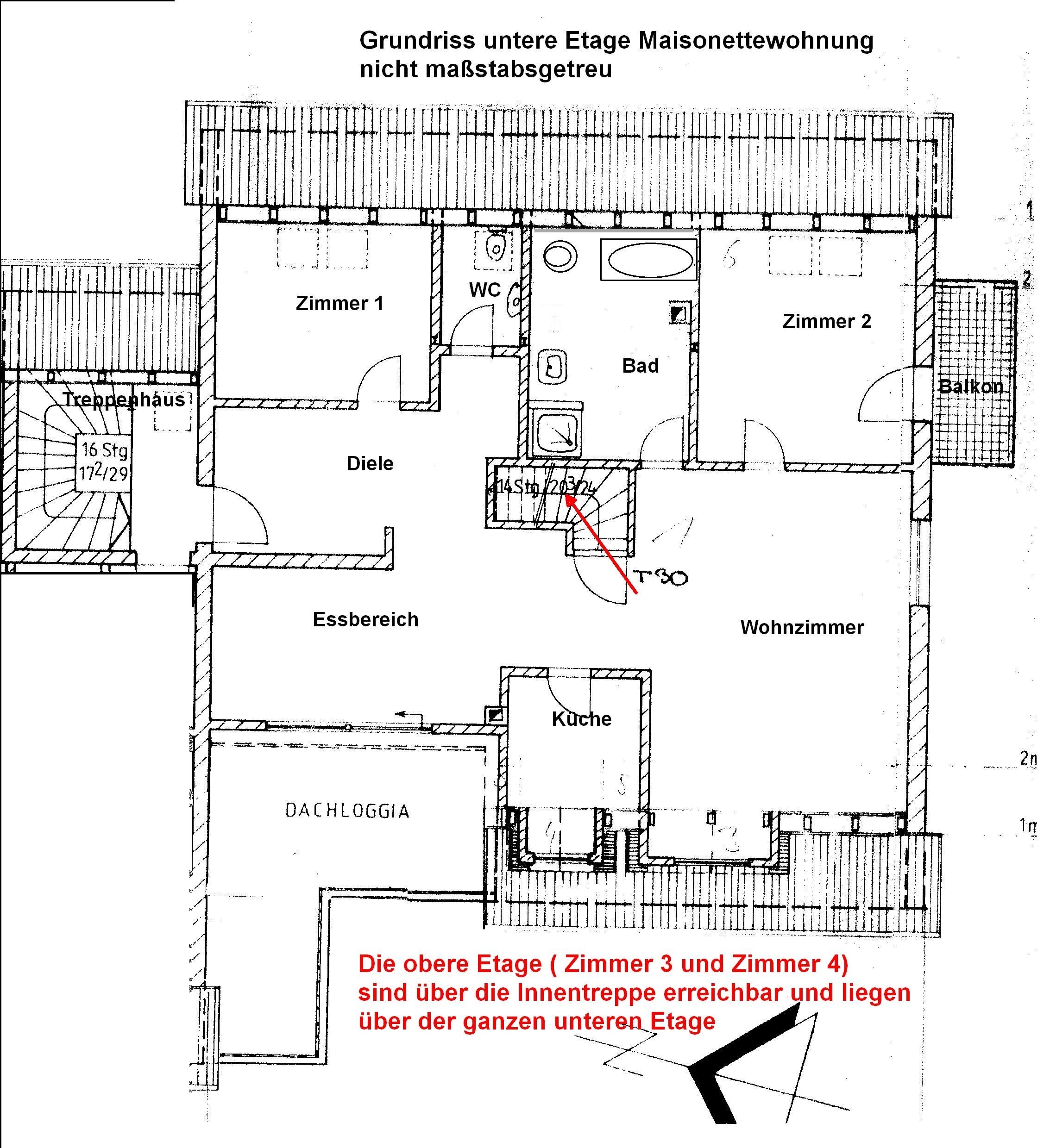 Wohnung zur Miete 1.190 € 5 Zimmer 150 m²<br/>Wohnfläche 2.<br/>Geschoss Leerstetten Schwanstetten 90596