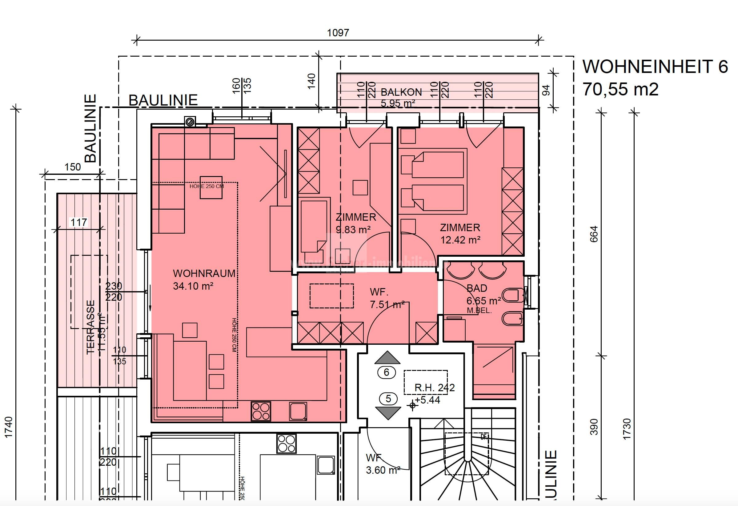 Wohnung zum Kauf 590.000 € 3 Zimmer 70 m²<br/>Wohnfläche 2.<br/>Geschoss Antholz Mittertal 39030