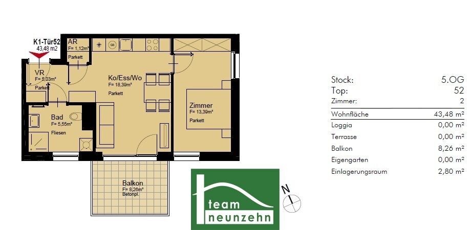 Wohnung zur Miete 660 € 2 Zimmer 43,5 m²<br/>Wohnfläche 5.<br/>Geschoss 01.04.2025<br/>Verfügbarkeit Bertha-von-Suttner-Gasse 10a-12a Wien 1220