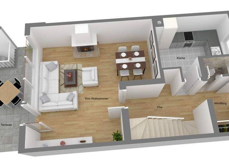 Reihenmittelhaus zum Kauf 398.000 € 5 Zimmer 125 m² 172 m² Grundstück Wolkersdorf Schwabach / Wolkersdorf 91126