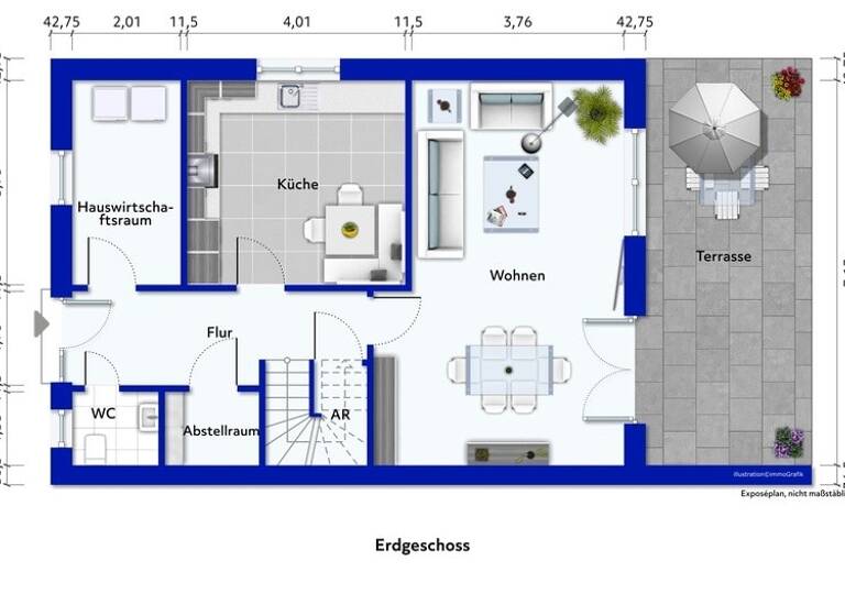 Doppelhaushälfte zum Kauf 189.000 € 6 Zimmer 125 m² 380 m² Grundstück frei ab sofort Westrhauderfehn Rhauderfehn 26817