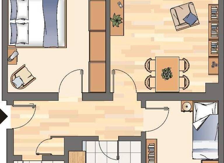 Wohnung zur Miete 549 € 3 Zimmer 70,5 m² 2. Geschoss Henrichenburger Straße 1 Habinghorst Castrop-Rauxel 44579