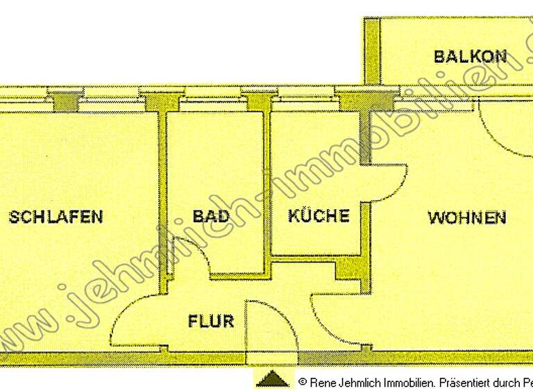 Wohnung zur Miete 300 € 2 Zimmer 45 m² 2. Geschoss Nestlerstr. 19 Reichenbrand Chemnitz 09117