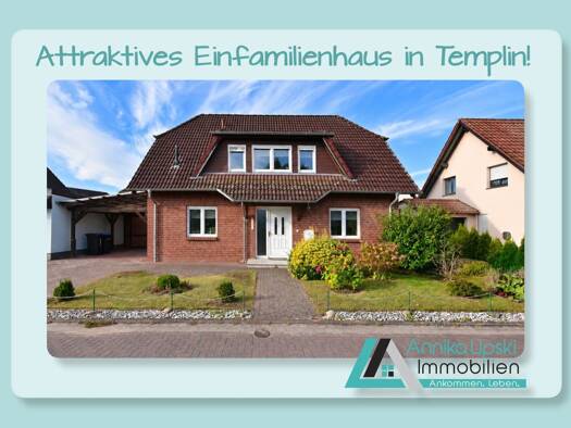 Einfamilienhaus zum Kauf 345.000 € 4 Zimmer 133 m² 490 m² Grundstück frei ab sofort Templin Templin 17268