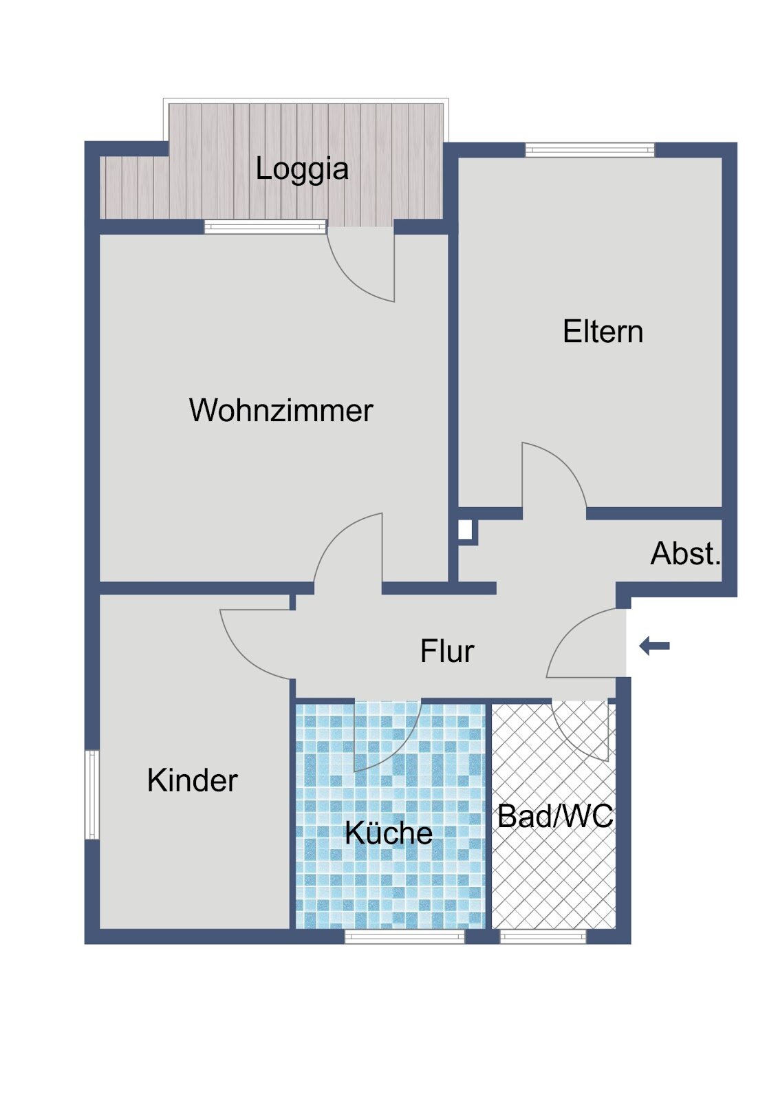 Wohnung zur Miete 539 € 3 Zimmer 69,8 m²<br/>Wohnfläche 2.<br/>Geschoss 01.02.2025<br/>Verfügbarkeit Waldemar-Petersen-Straße 14 Wohnstadt Waldau Kassel 34123