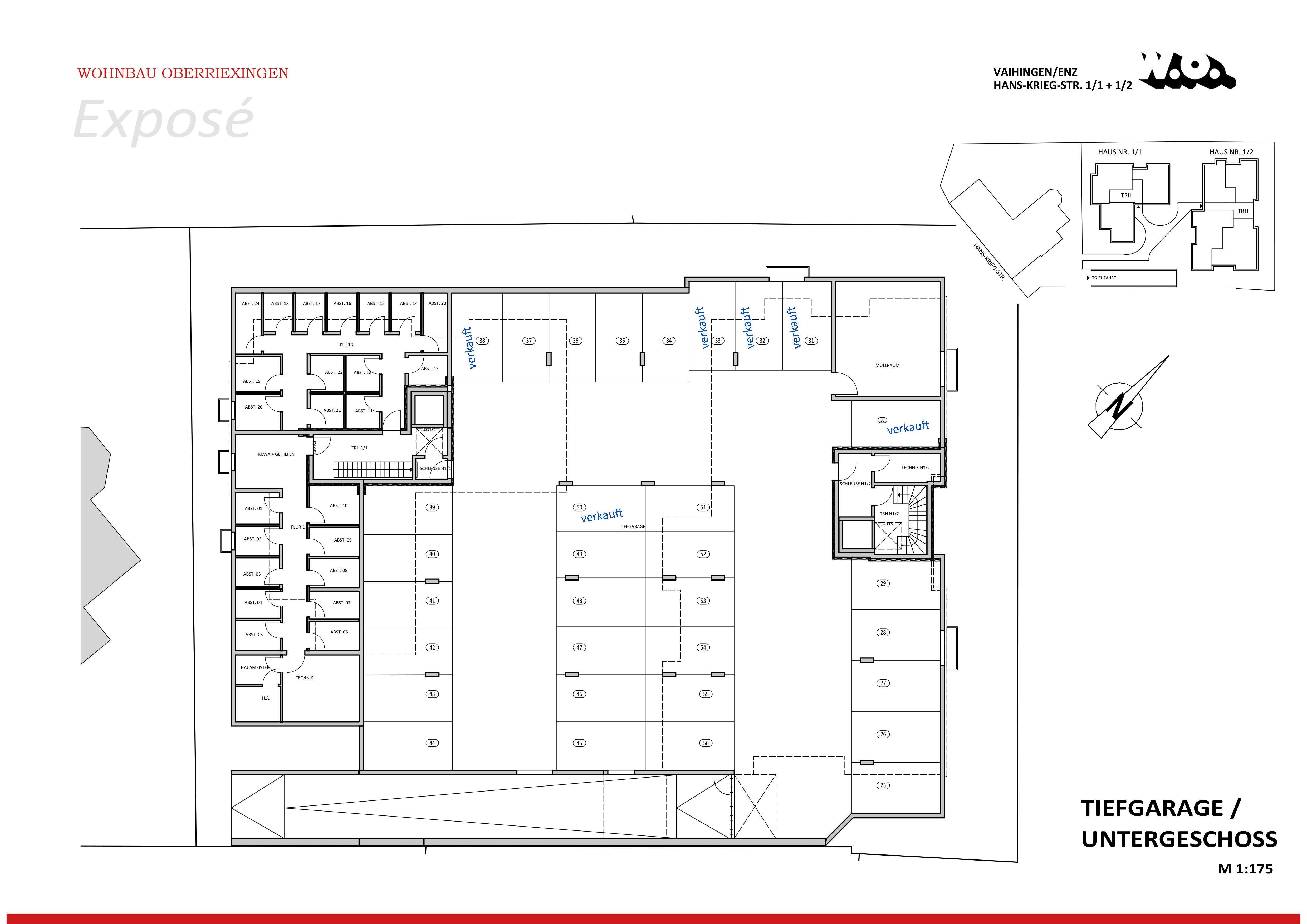 Wohnung zum Kauf provisionsfrei 370.500 € 2 Zimmer 64,9 m²<br/>Wohnfläche Hans-Krieg-Straße 1/1 Vahingen Vaihingen an der Enz 71665