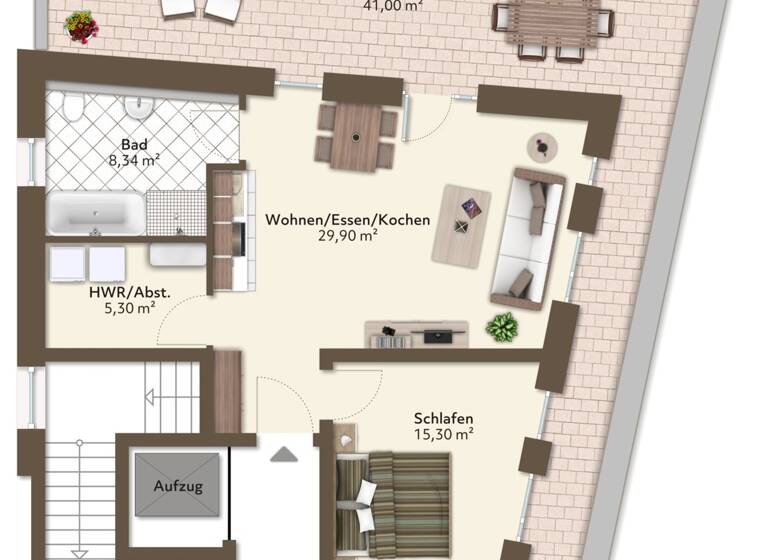 Penthouse zum Kauf - Erstbezug 349.000 € 2 Zimmer 84,4 m² Cuxhaven 27472