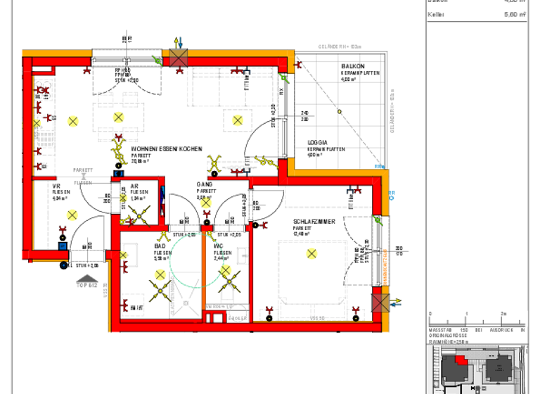 Wohnung zur Miete - Erstbezug 718 € 2 Zimmer 49,9 m² 3. Geschoss Kellner-Straße/Perausch-Straße Enns 4470