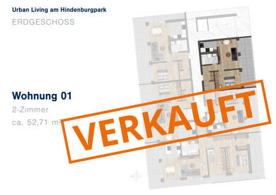 Wohnung zum Kauf - Neubau 363.428 € 2 Zimmer 52,7 m² EG Schubertstr. 2 Ingolstadt Ingolstadt 85057