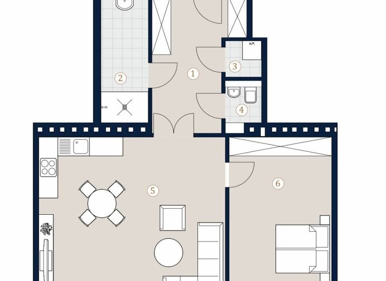 Wohnung zum Kauf - Erstbezug 599.000 € 2 Zimmer 67,2 m² Wien 1040