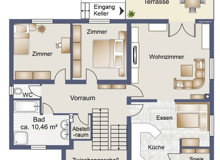 Haus zum Kauf 485.000 € 3,5 Zimmer 119,4 m² 860 m² Grundstück Pischelsdorf 2434
