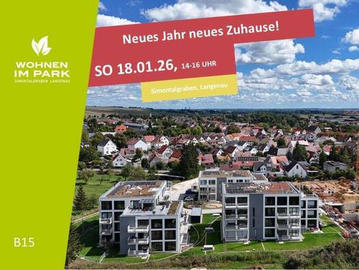 Wohnung zum Kauf - Neubau 511.900 € 3,5 Zimmer 98,4 m² Am Simontalgraben 23 Langenau 89129