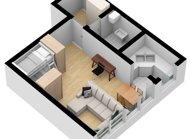 Wohnung zur Miete 519 € 1 Zimmer 33 m²<br/>Wohnfläche 1.<br/>Geschoss 01.06.2025<br/>Verfügbarkeit Neu-Isenburg Neu-Isenburg 63263