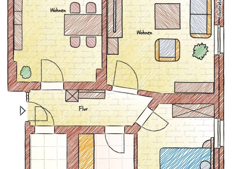 Wohnung zum Kauf 194.000 € 3 Zimmer 98 m² 2. Geschoss Frankfurt Frankfurt (Oder) 15230