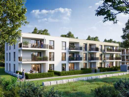 Wohnung zum Kauf - Erstbezug provisionsfrei 305.050 € 2 Zimmer 53,8 m² Geschoss EG/2 frei ab 01.12.2028 Neunkirchen Neunkirchen a.Brand 91077