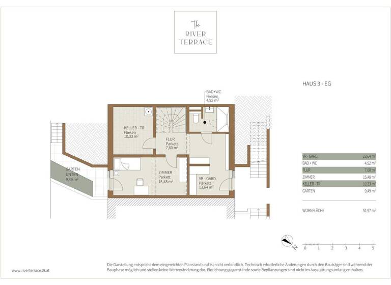 Einfamilienhaus zum Kauf - Erstbezug 989.000 € 5 Zimmer 167,4 m² Wien 1190