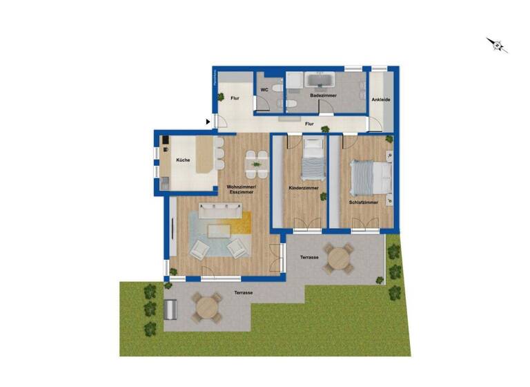 Wohnung zum Kauf 339.000 € 3,5 Zimmer 114 m² Haueneberstein Baden-Baden 76532