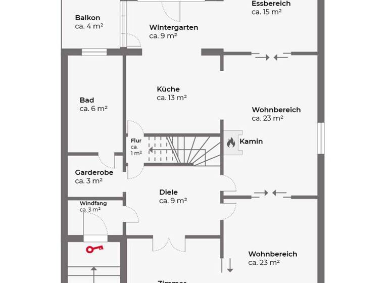 Einfamilienhaus zum Kauf 1.650.000 € 10 Zimmer 363 m² 537 m² Grundstück Marienthal Hamburg 22043