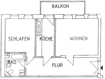 Wohnung zum Kauf 230.000 € 4 Zimmer 2.<br/>Geschoss Schmelzhüttenstraße 35 Südbahnhof / Reichsstraße Gera 07545