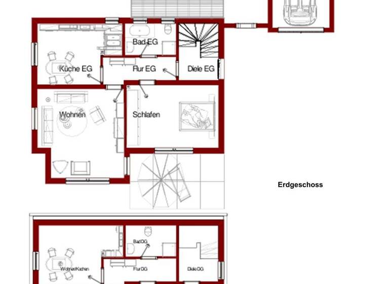 Haus zum Kauf 699.850 € 5 Zimmer 115 m² 681 m² Grundstück Frauenaurach Erlangen 91056