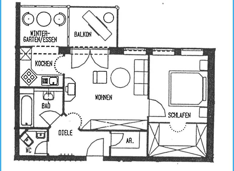 Wohnung zum Kauf 120.000 € 2 Zimmer 56,2 m² 1. Geschoss Ruhstorf Ruhstorf an der Rott 94099