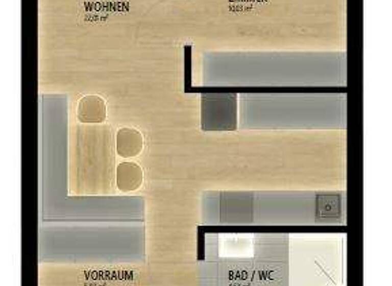 Wohnung zur Miete - Erstbezug 2 Zimmer 42,5 m² Kramsach 6233