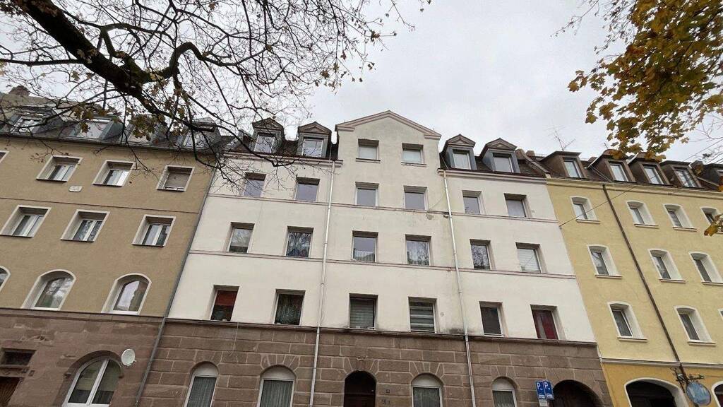 Wohnung zur Miete 473 € 2 Zimmer 45,5 m² 4. Geschoss frei ab 16.04.2026 Platenstraße 11 Gibitzenhof Nürnberg 90441