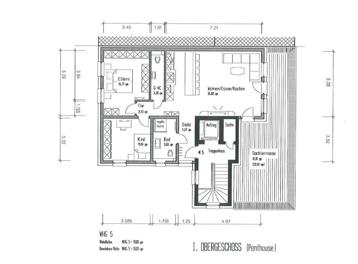 Wohnung zum Kauf provisionsfrei 236.000 € 2 Zimmer 64 m²<br/>Wohnfläche Hostenbach Wadgassen / Hostenbach 66787