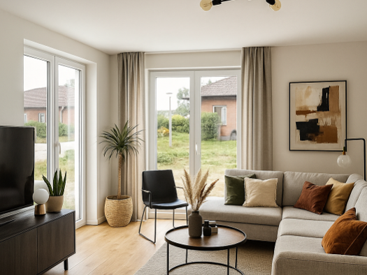 Doppelhaushälfte zur Miete 1.150 € 3 Zimmer 110 m² 231 m² Grundstück Großenkneten 26197