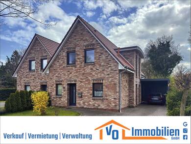 Doppelhaushälfte zum Kauf 299.000 € 4 Zimmer 102 m² 380 m² Grundstück Holtrop Großefehn 26629