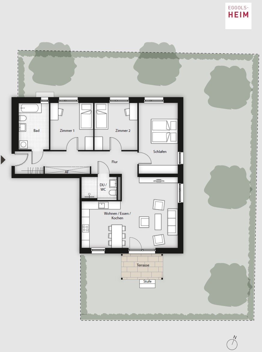 Wohnung zum Kauf 615.600 € 4 Zimmer 107 m²<br/>Wohnfläche St.-Franziskus-Straße 2 Eggolsheim Eggolsheim 91330