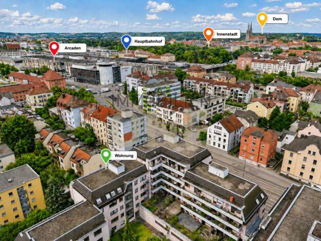 Wohnung zum Kauf 315.000 € 4 Zimmer 62,5 m² 1. Geschoss Galgenberg Regensburg 93053