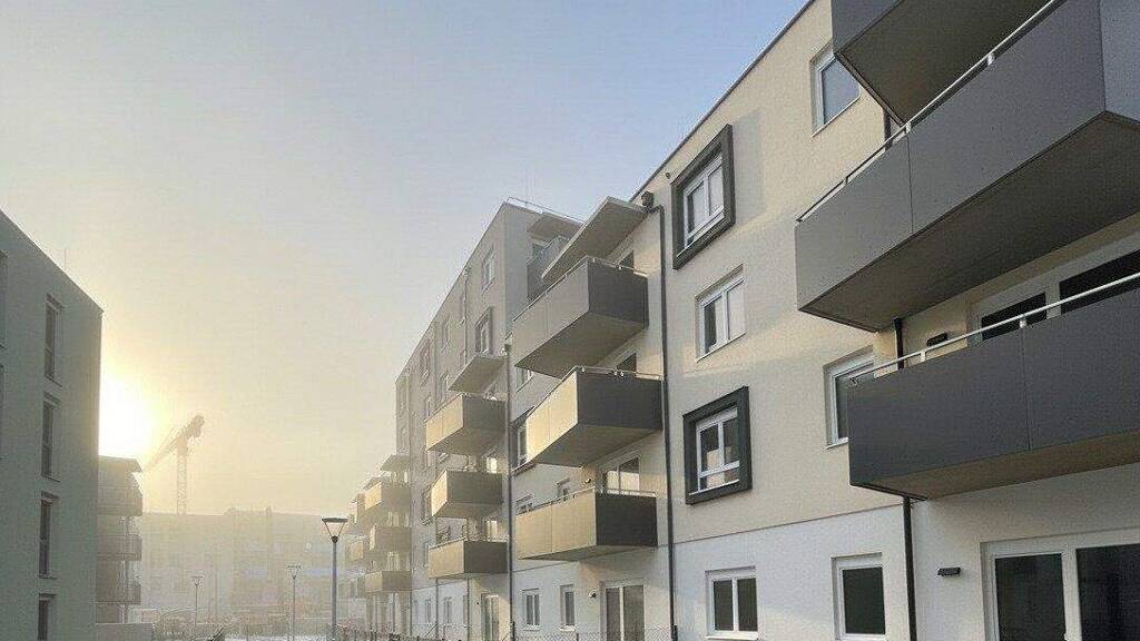Wohnung zur Miete - Erstbezug 938 € 3 Zimmer 73,5 m² 4. Geschoss Stadionstraße Wiener Neustadt 2700